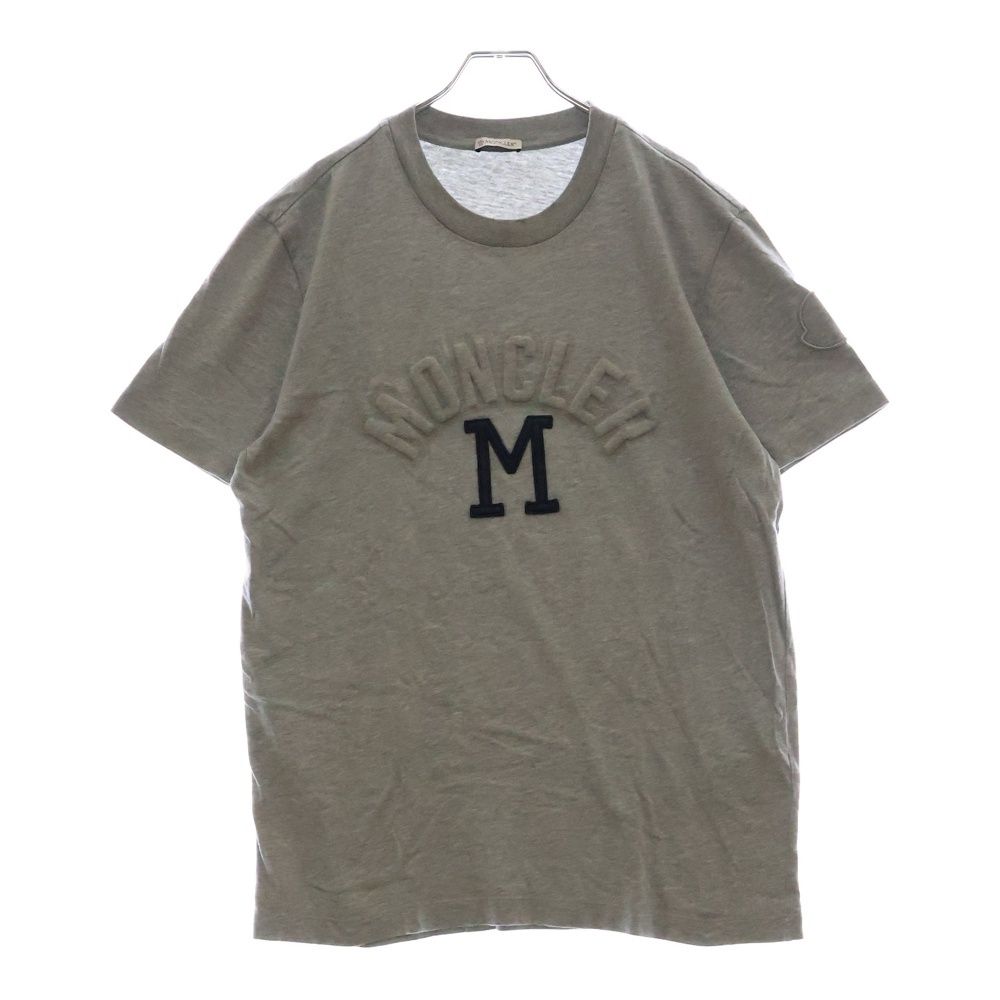 MONCLER (モンクレール) 23SS エンボスロゴ クルーネック 半袖Tシャツ  