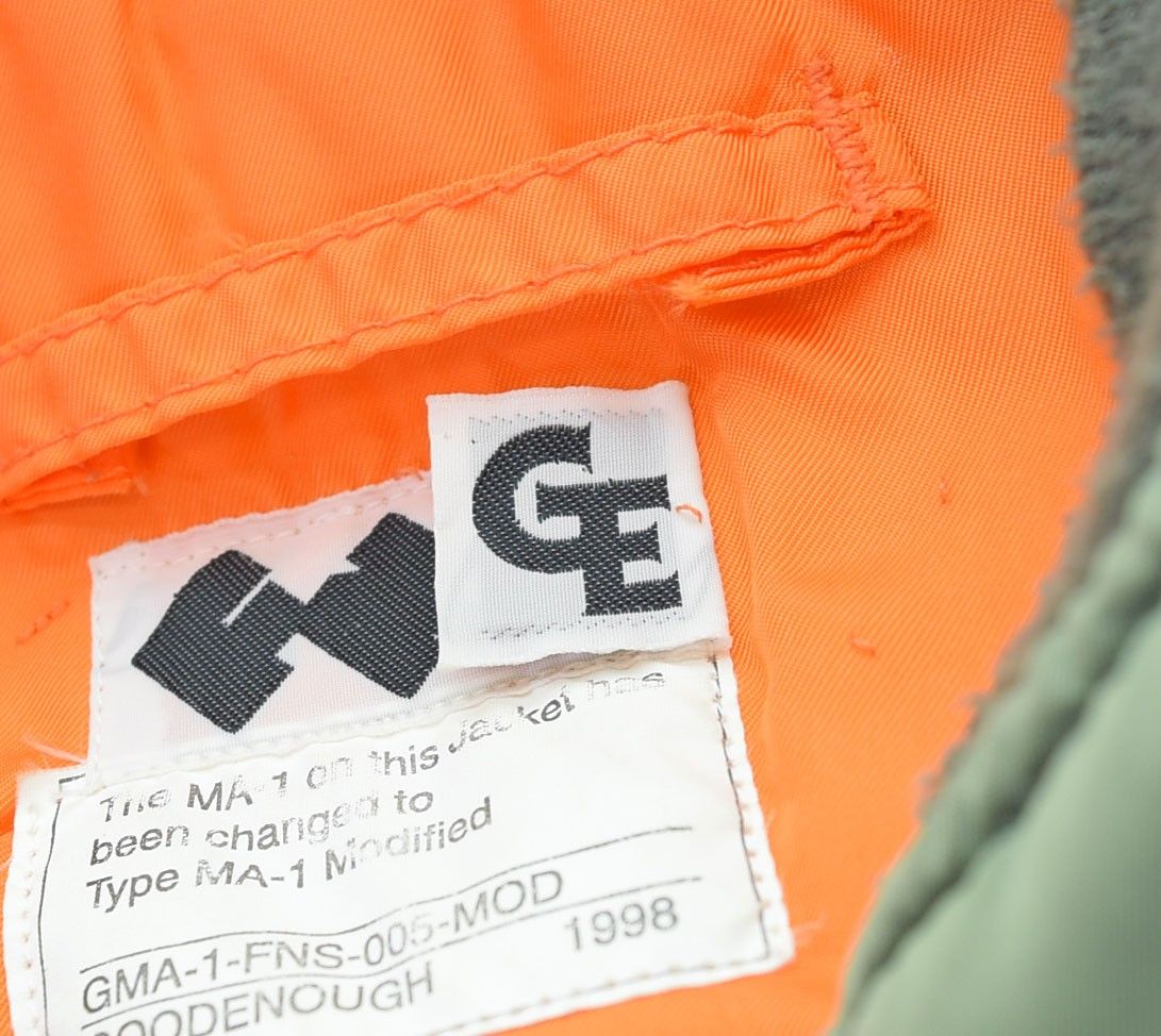 グッドイナフ Goodenough × フィネス FINESSE MA-1 USA製 Alpha社製