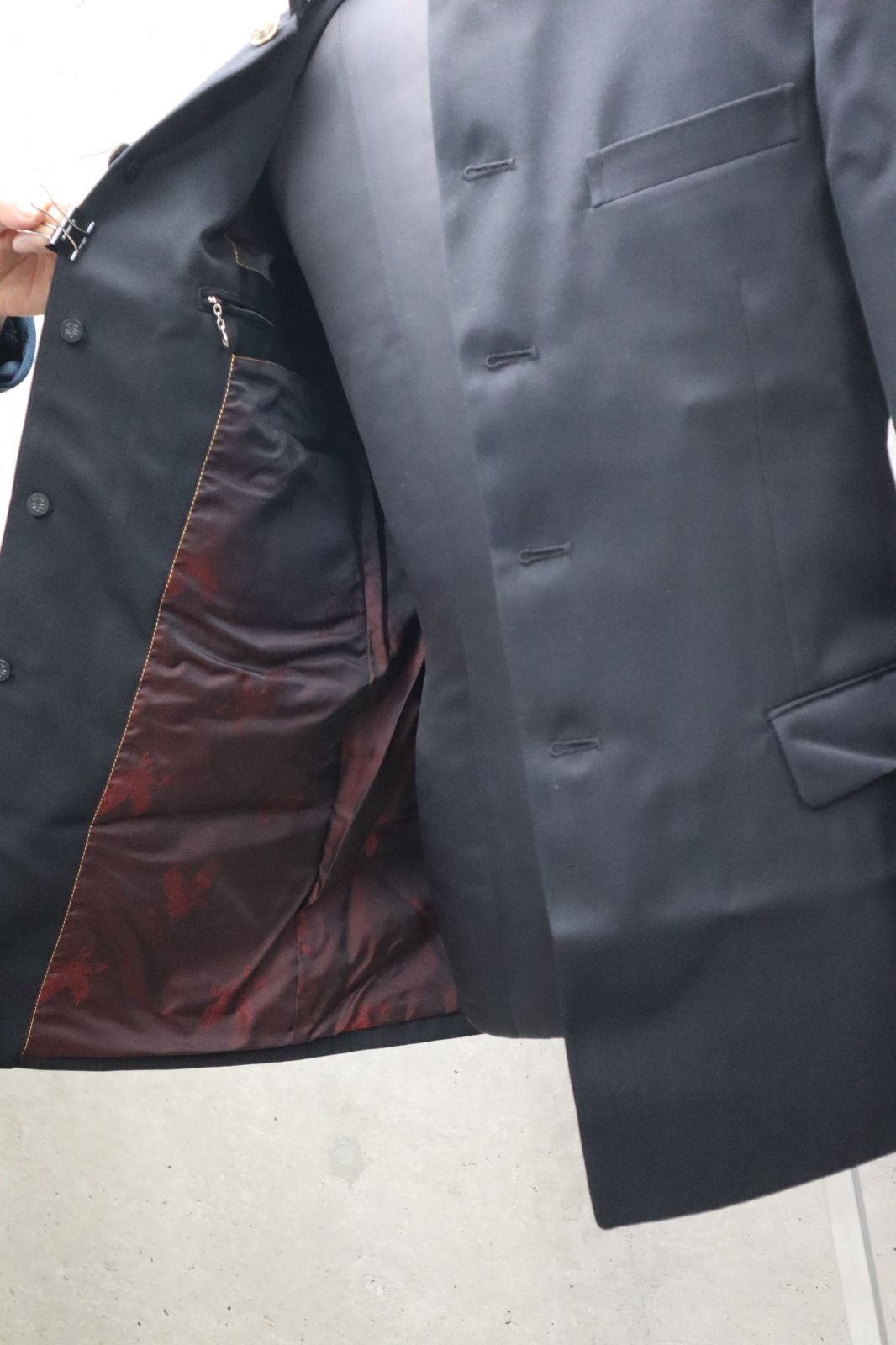 変形学生服 カスタム 学ラン 男子学生服 上衣のみ ﾃﾞｯﾄｽﾄｯｸ @sj0086A02ss