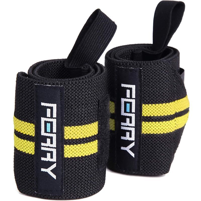 フェリー) FERRY リストラップ ウエイトトレーニング 手首固定 （2枚組
