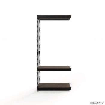 コーナー連結ハンガー3段 幅81cm MK-C83HBK ブラック 【公式通販】