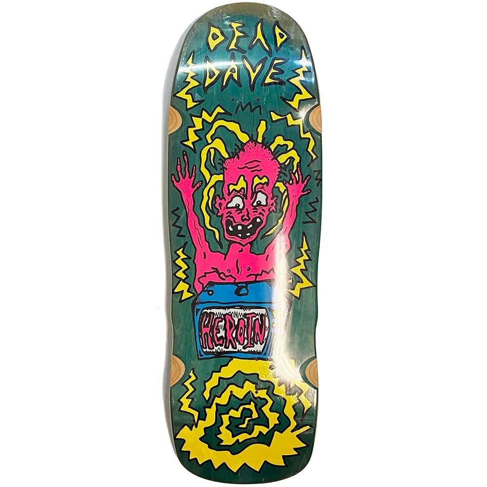 10.1インチ HEROIN ヘロイン DEAD DAVE TV CASUALTY Assorted Veneers DECK デッキ 板 クルーザーにも最適です【スケートボード/スケボー/SKATEBOARD】