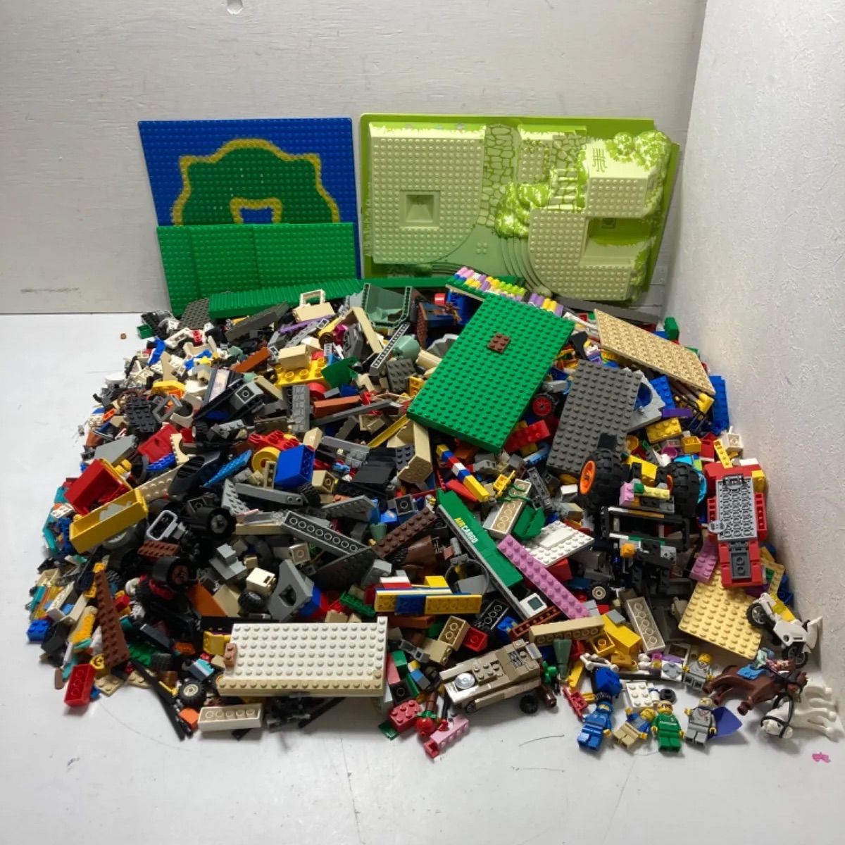お値下げ！　LEGO レゴ　パーツ　フィギュア　基礎版　立体基礎版　など　約7.8kg まとめ売り　