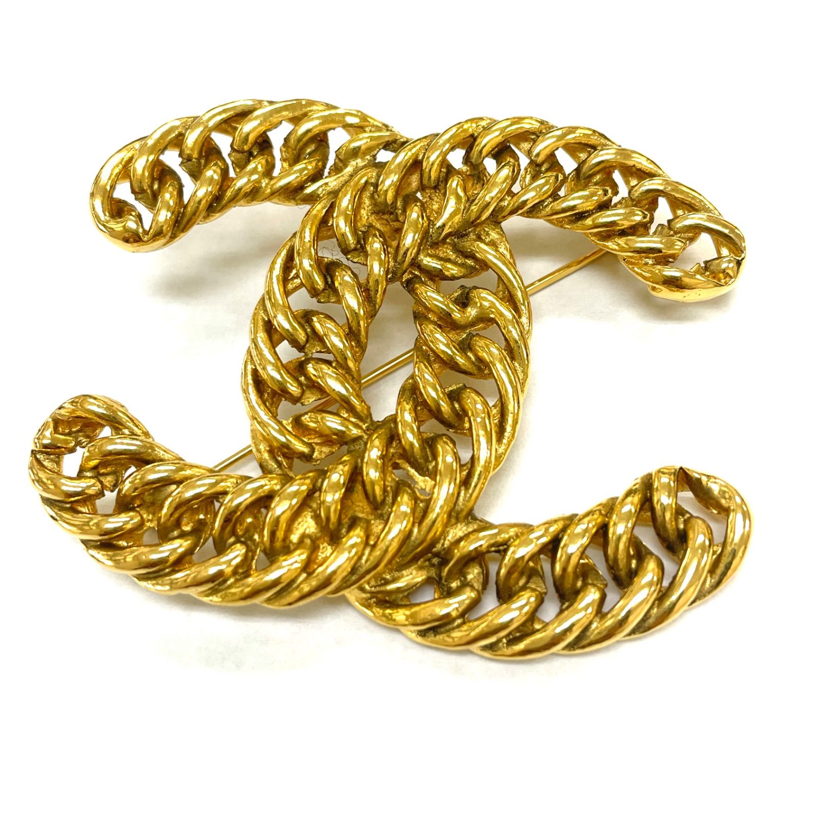 CHANEL シャネル ブローチ ココマーク ロゴマーク ゴールド