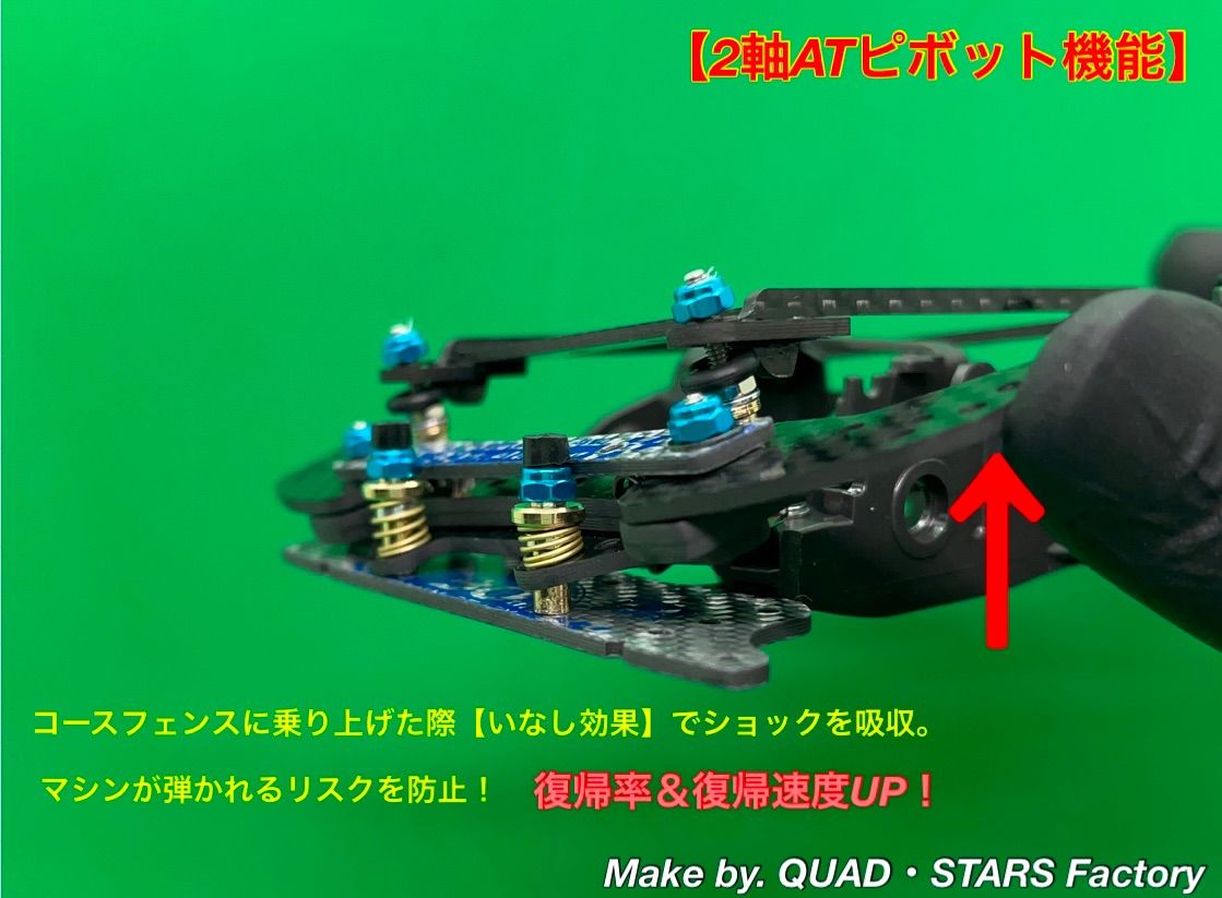 ミニ四駆・FM-Aシャーシ用】2軸ATピボットバンパー＋フロント提灯＋1軸リヤアンカー＋リヤスキッドローラー 30th ANNIVERSARY／シルバー カーボン【約10日〜14日目安で出荷可能】 - メルカリ
