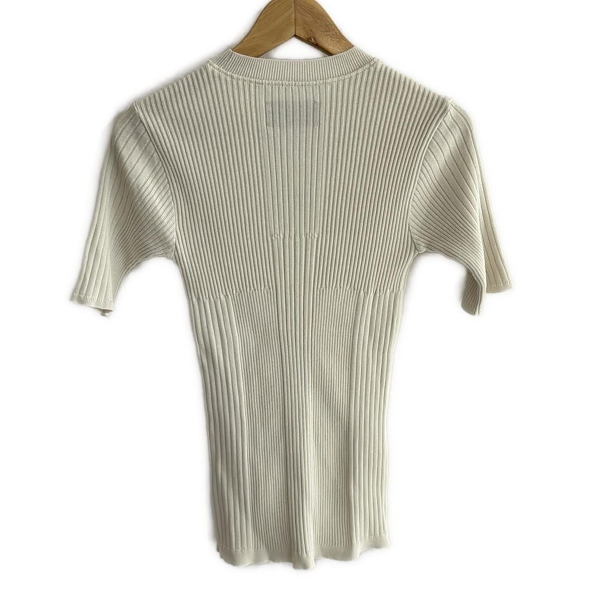 UNITED TOKYO ユナイテッド トウキョウ 半袖カットソー サイズF レディース - 白 クルーネック ニット