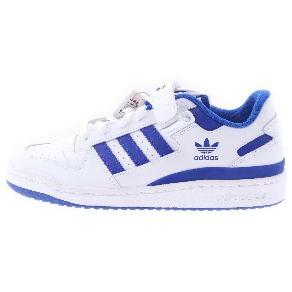 adidas (アディダス) FORUM LOW フォーラム ローカットスニーカー ホワイト/ブルー US11/29cm FY7756