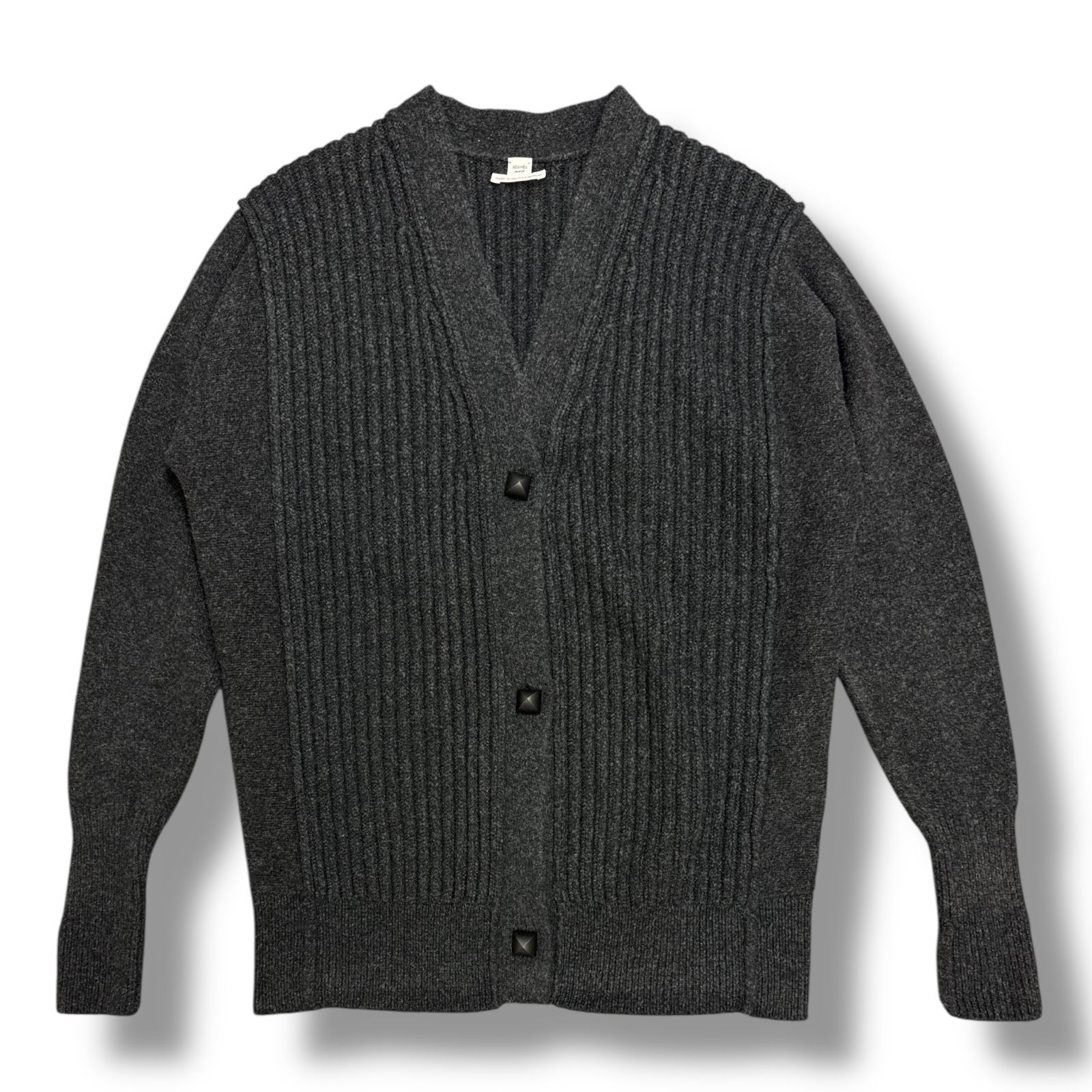 元HERMESニットデザイナーchaunceyカーディガン 国内正規 未使用品 HERMES 25AW Cardigan epais manches longue