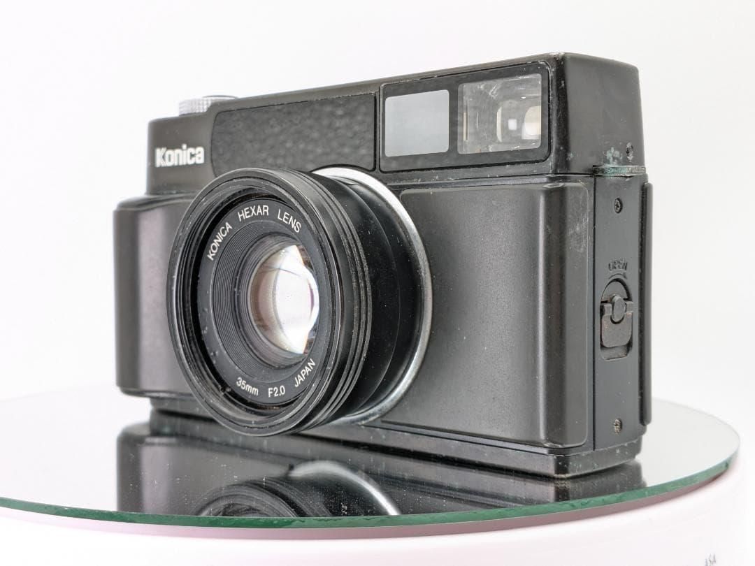 動作〇 KONICA フィルムカメラ HEXAR ブラック