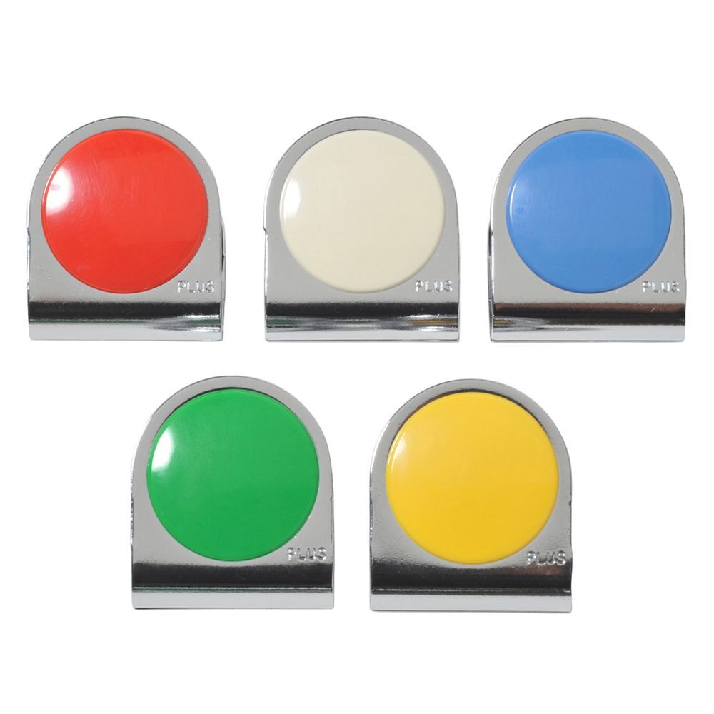 まとめ買い プラス マグネットクリップ 小 5個入 5色アソート CP-034MC5P ×3セット