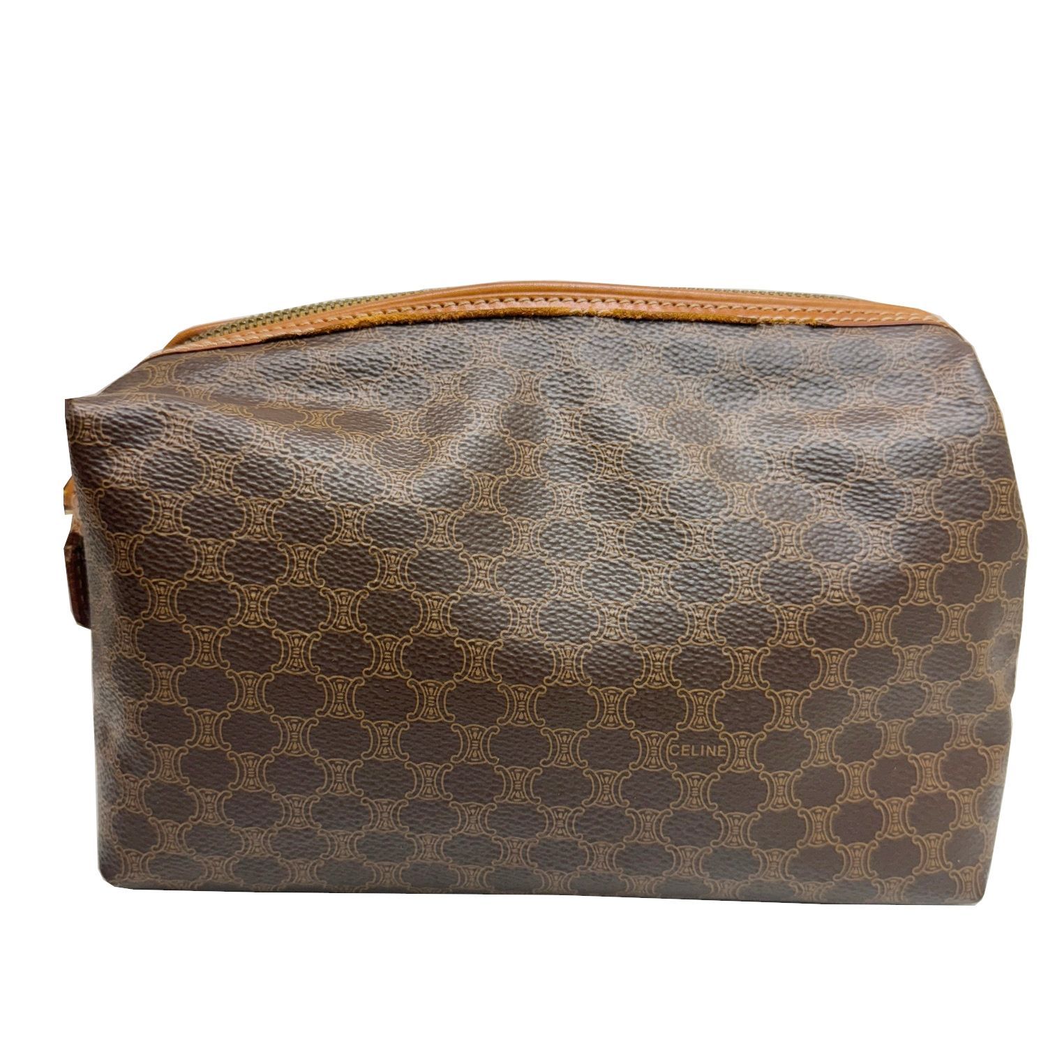 CELINE セリーヌ マカダム柄 ポーチ コスメポーチ マルチポーチ PVC