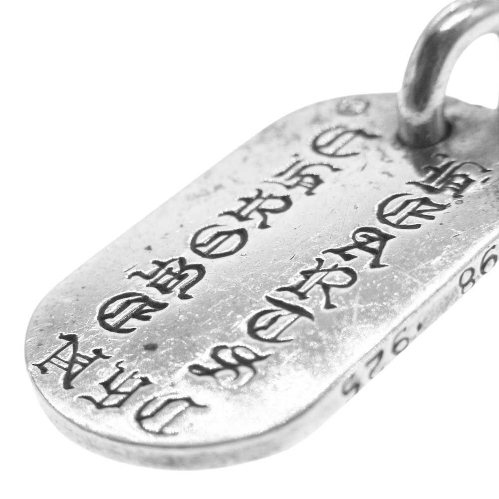 CHROME HEARTS クロムハーツ（原本無） ペンダントトップ DOGTAG NYC