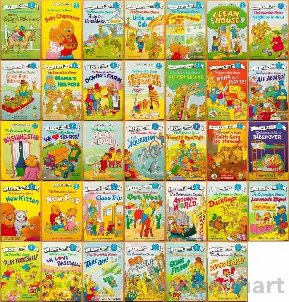 新品　34冊The Berenstain Bears I can Read