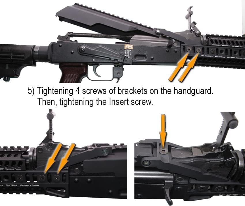 Wii Tech 東京マルイ AKM ガンガン対応 Zenitco ロアハンドガード用 