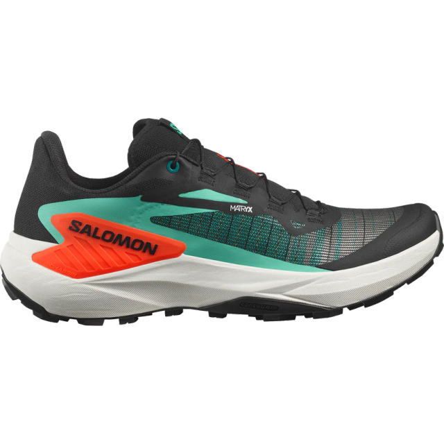 【新品】SALOMON サロモン トレイルランニングシューズ GENESIS L47688200 ジェネシス メンズ  BLACK/GREEN/TOMATOトレランシューズ トレイルシューズ アウトドアシューズ ハイキング 軽登山 トレッキング