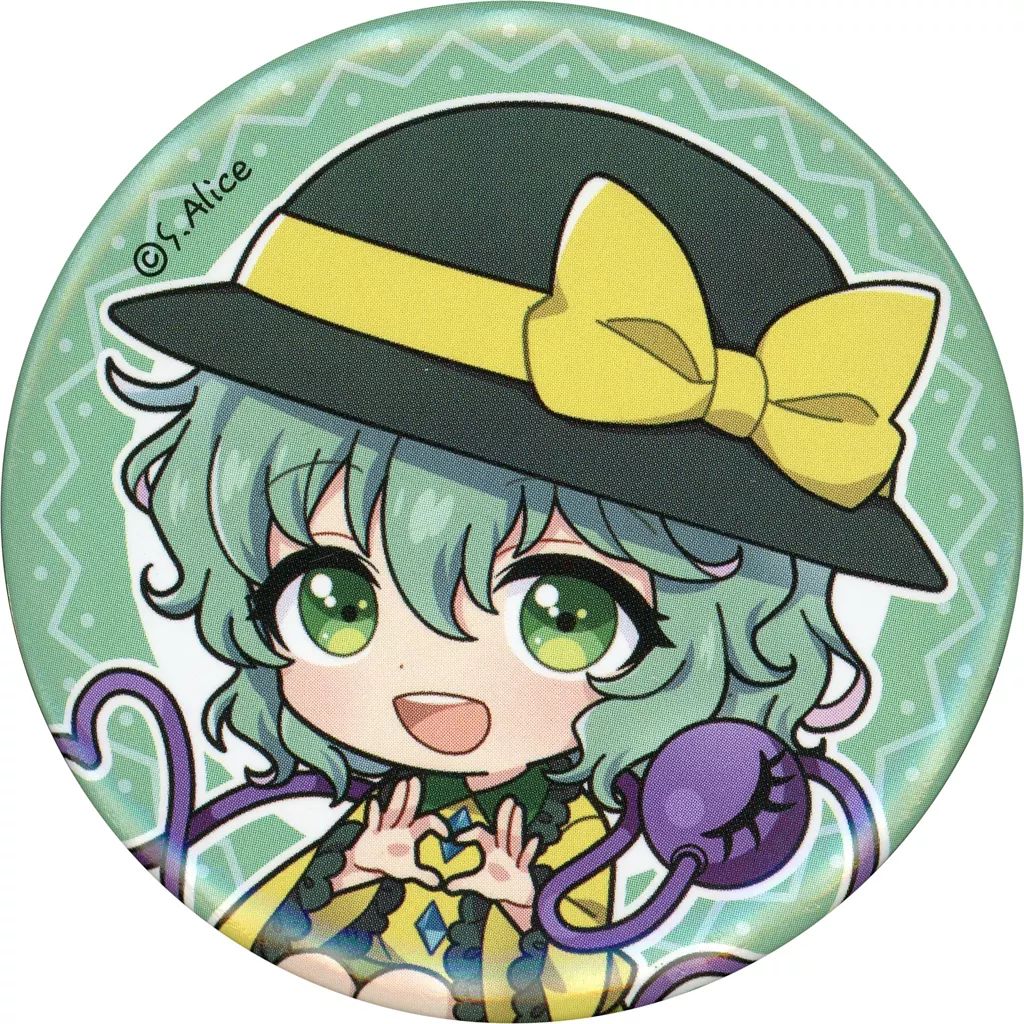 中古】バッジ・ビンズ 古明地こいし(ミニキャラ) 「東方Project 缶