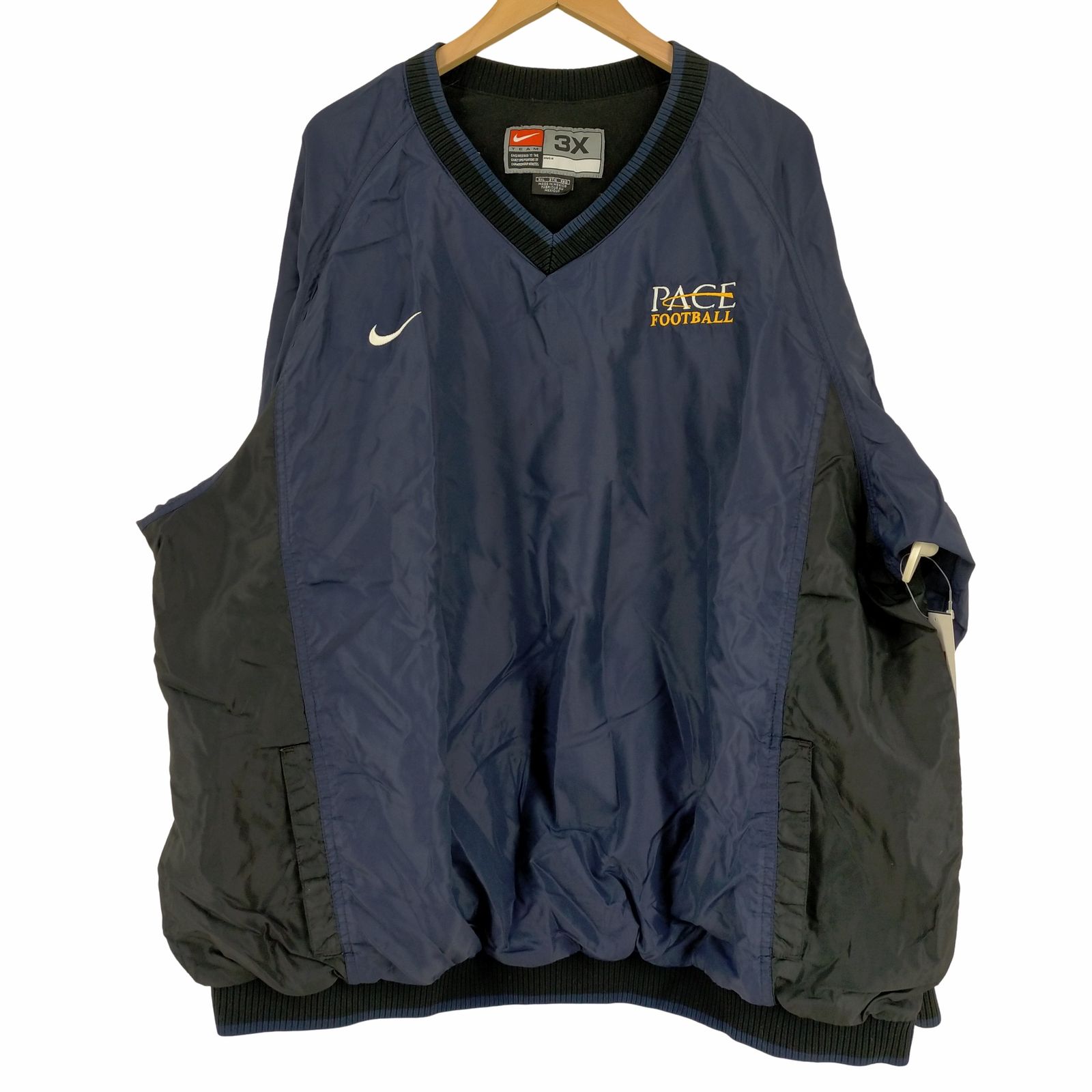 マ*イ様 NIKE ナイロンピステ 3XL ナイキ NIKE チームタグ スウォッシュ刺繍 ナイロンピステ