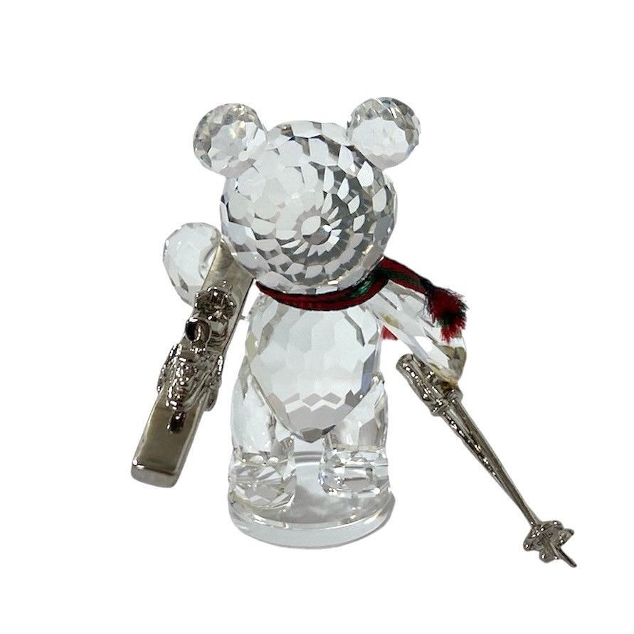 SWAROVSKI】クリスベア スキー クリスタル クマ/熊 ガラス 置物 SWAROVSKI】クリスベア スキー クリスタル クマ/熊 ガラス 置物