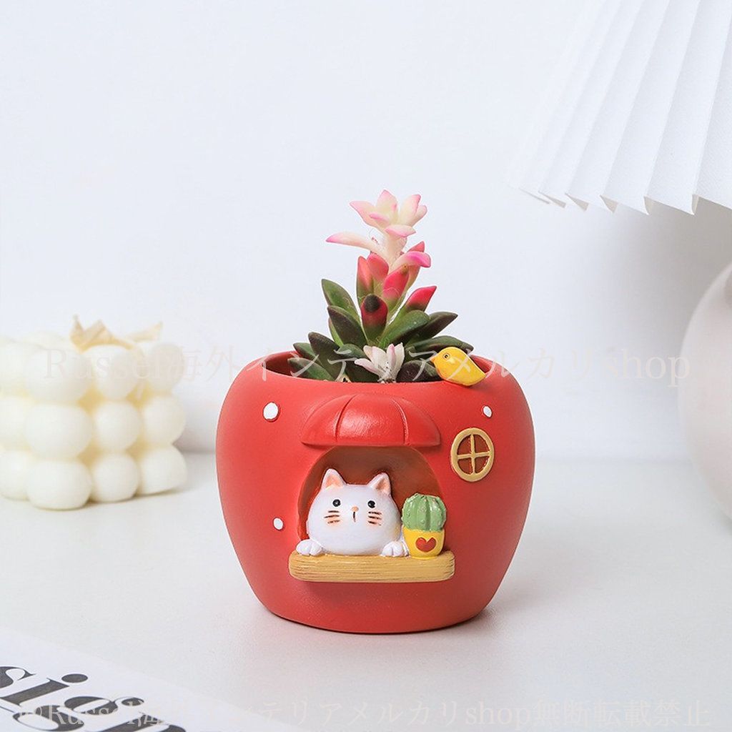 ブリキ　猫　プランター ブリキ 猫 プランター 猫 - プランター・植木鉢の人気通販 | minne