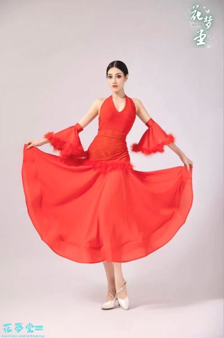 25年 ♥社交ダンス 社交ダンス衣装 ダンスドレス ダンスウェア ダンス ドレス 撮影会 舞台 イベント 原野空間-91