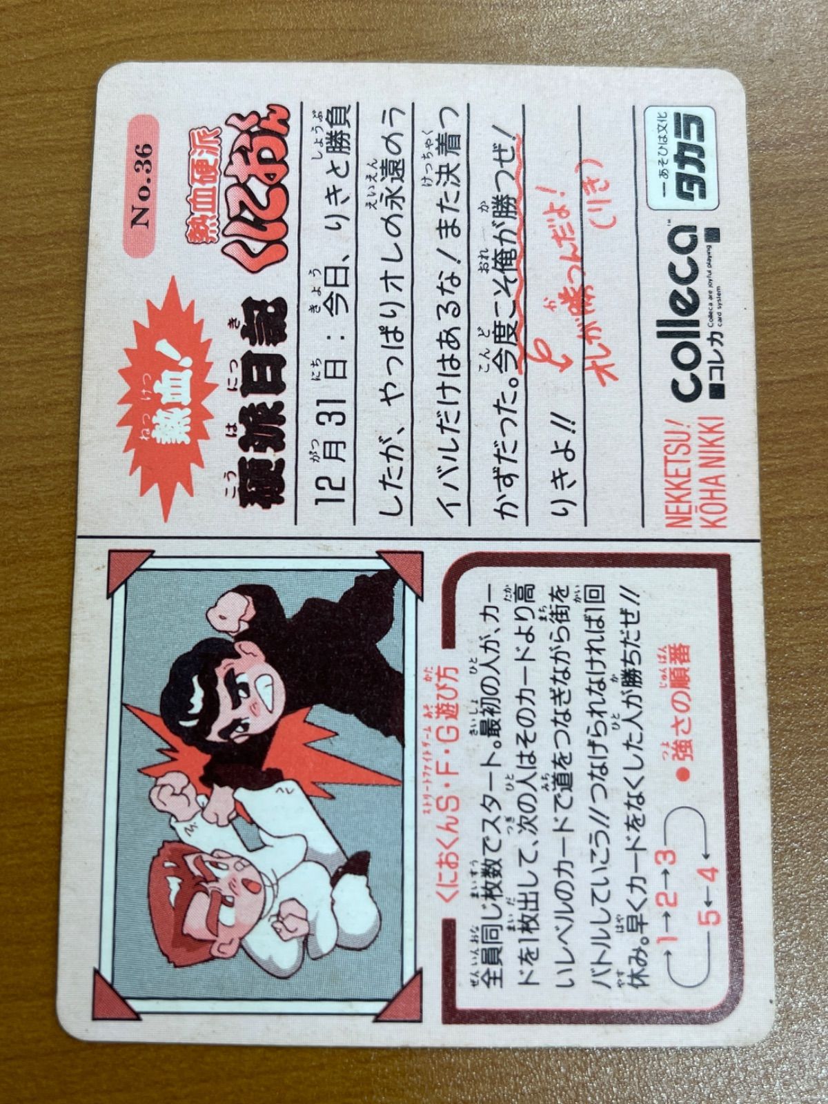 【レア】熱血硬派くにおくん　36 くにおVSりき宿命の対決 レア】熱血硬派くにおくん 36 くにおVSりき宿命の対決 - メルカリ