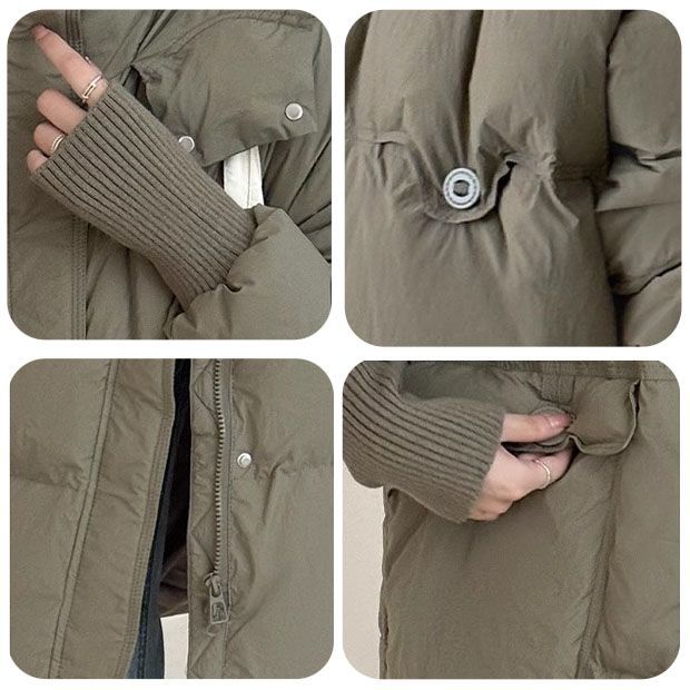 ホワイトダックダウン ロングコート