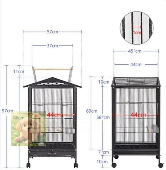 鳥ケージ 大型 豪華ケージ 大きい 複数飼い キャスタ-付き インコ オウムケージ オカメ セキセイ ボタン 文鳥 45.5*45.5*86CM 鳥ケージ 大型 豪華ケージ 大きい 複数飼い キャスタ-付き インコ オウムケージ オカメ セキセイ ボタン 文鳥 45.5*45.5*86CM