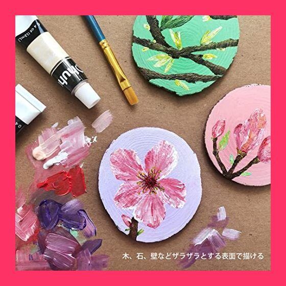 Ohuhu 30点セット アクリル絵の具 24色 6本筆 12ml - メルカリ