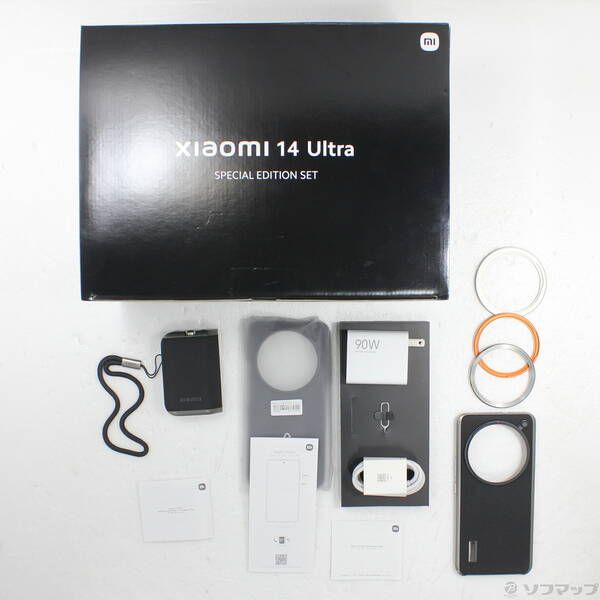 中古品〕 Xiaomi 14 Ultra 512GB ブラック MZB0HB0JP SIMフリー