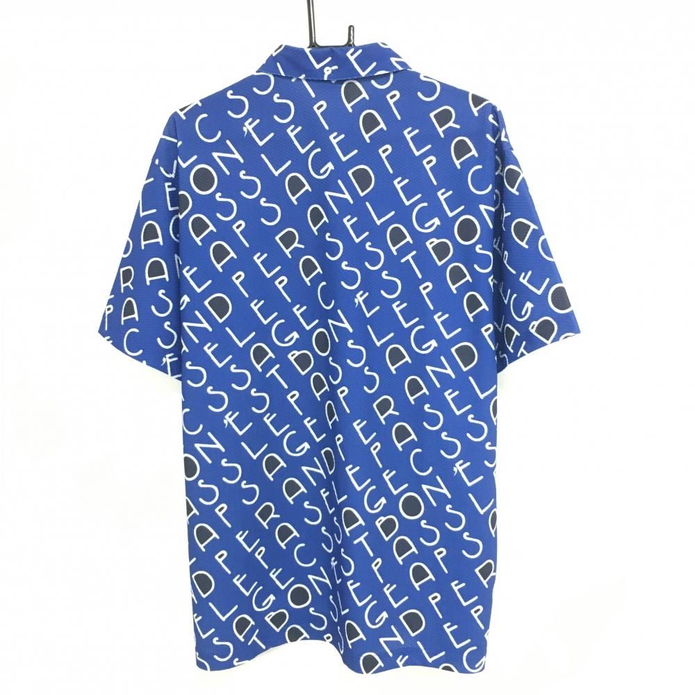 and per se ネイビー 星柄 3L シャツ 新品タグ付き per se and ボタン