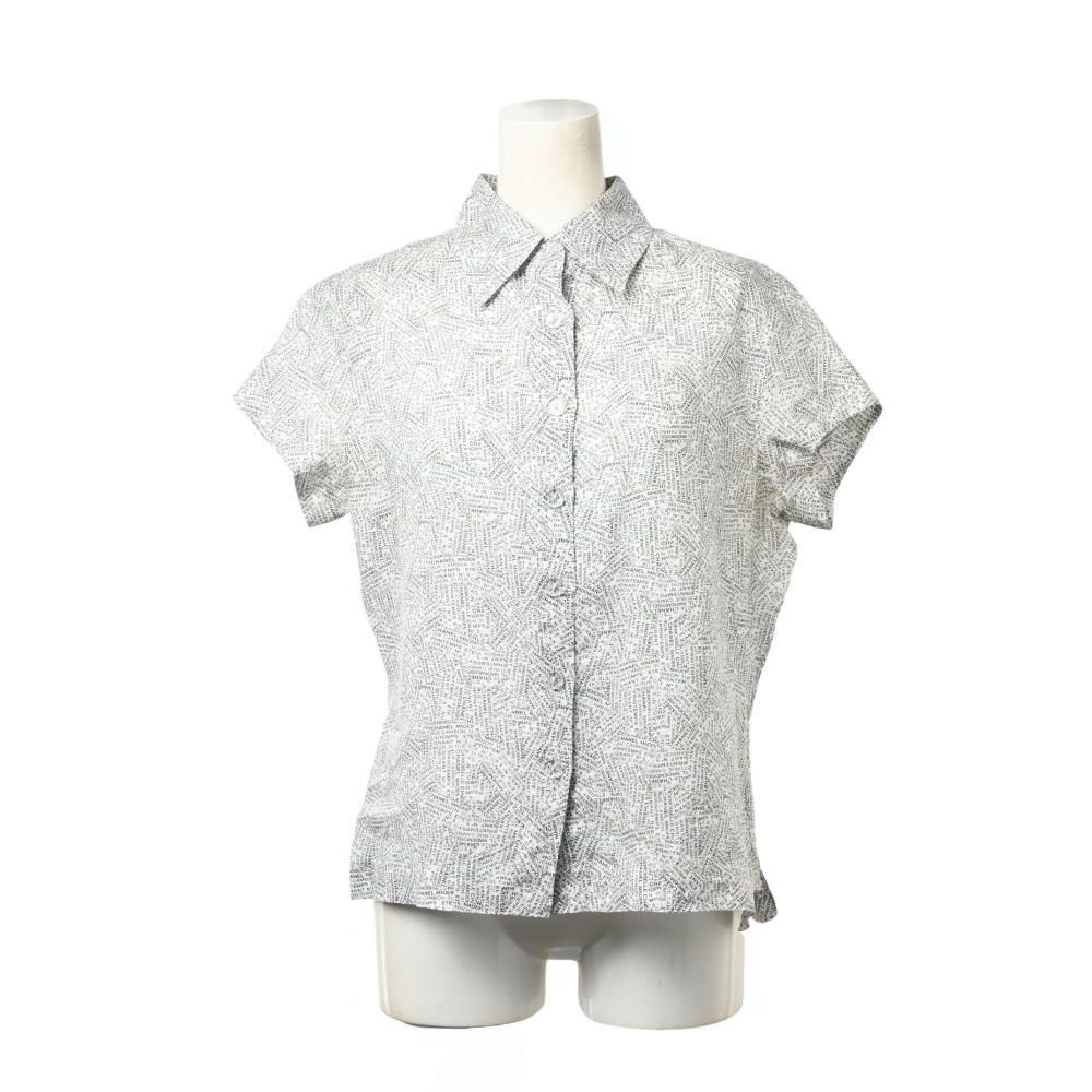 CHANEL 99P P12855V07194 ロゴプリント リネン 半袖 シャツ - メルカリ 