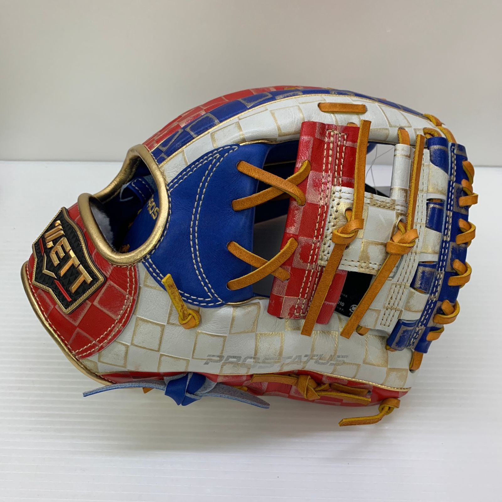 ゼット ZETT プロステイタス 軟式 大人 一般 内野手用 グローブ グラブ 右投げ BRGB32456A タグ付き グローブ袋付き 野球 6216