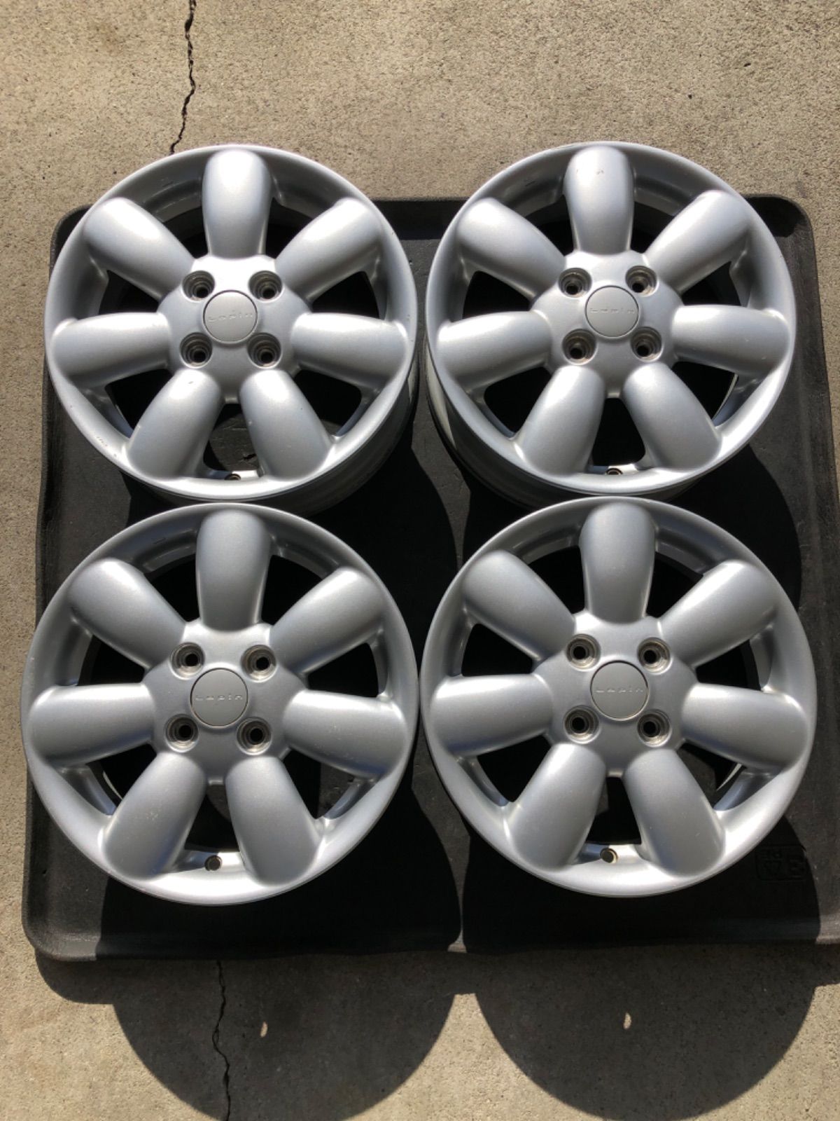スズキ ラパン HE22 14インチ 純正アルミホイール 4.5J 45