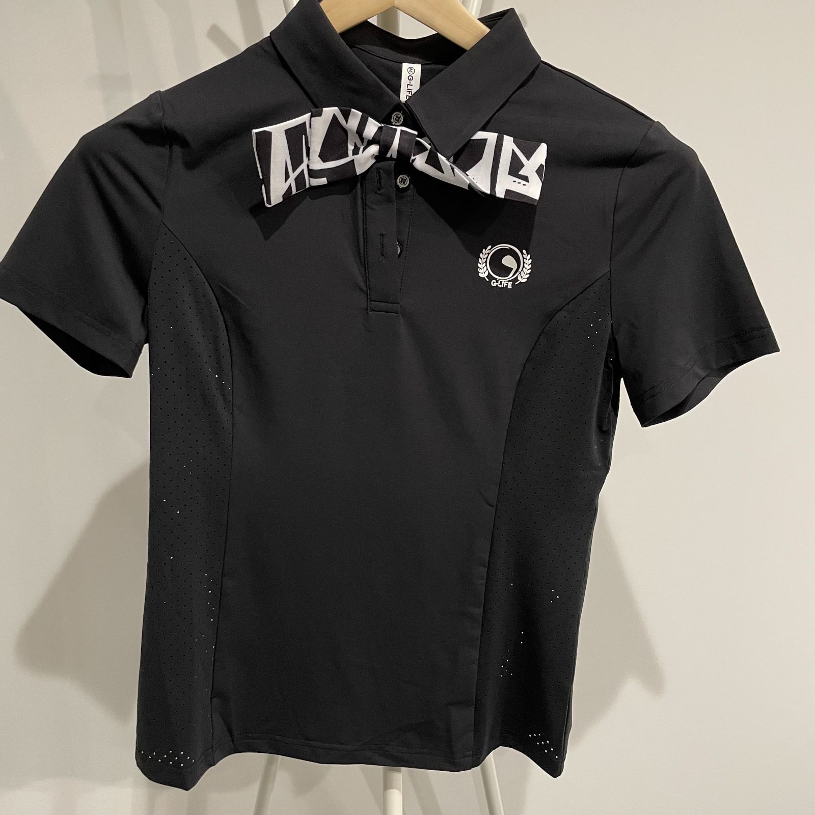 G-LIFE ゴルフウェア ポロシャツ ブラック