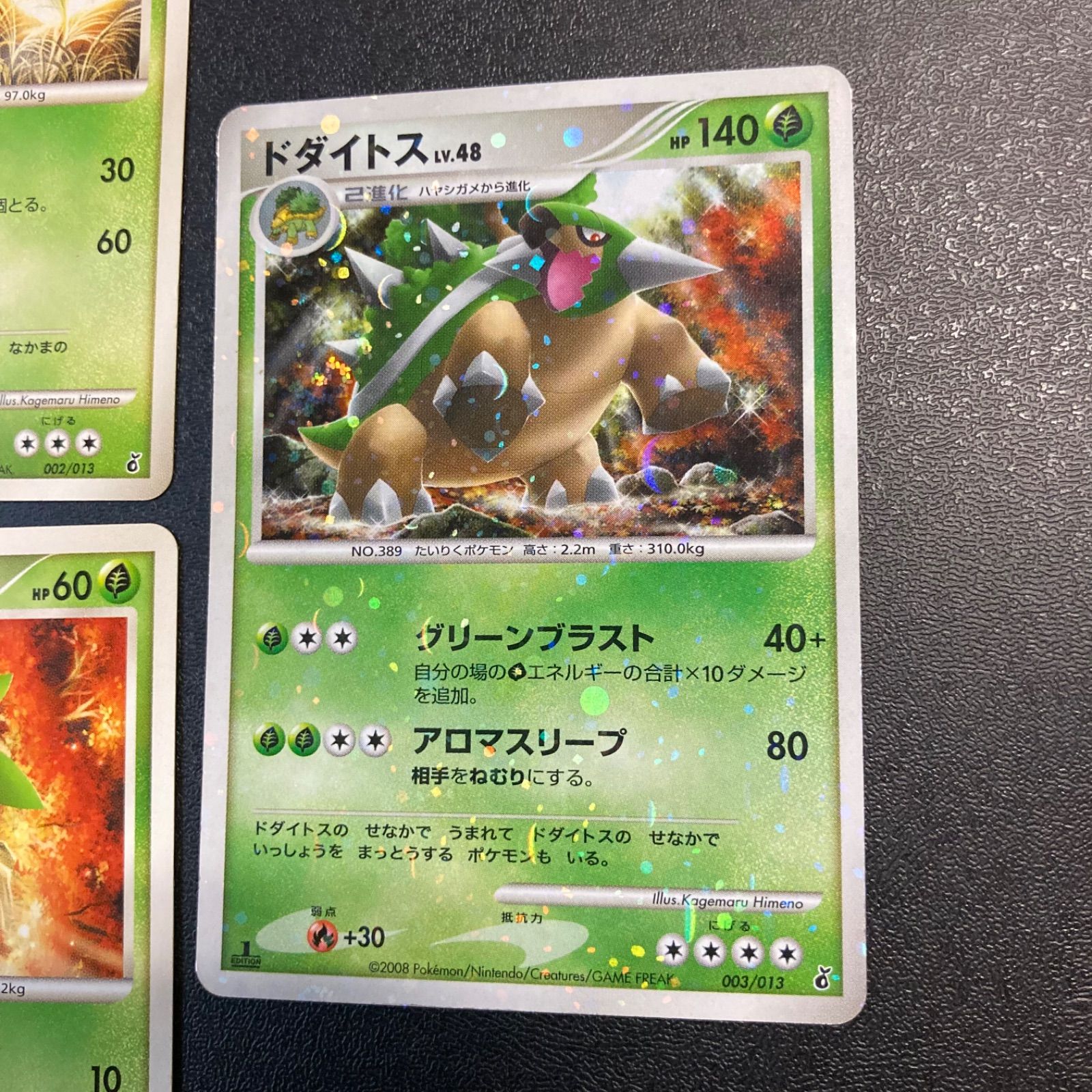 no.353 ドダイトス ハヤシガメ ナエトル 1ED DPt EP 進化ライン - メルカリ