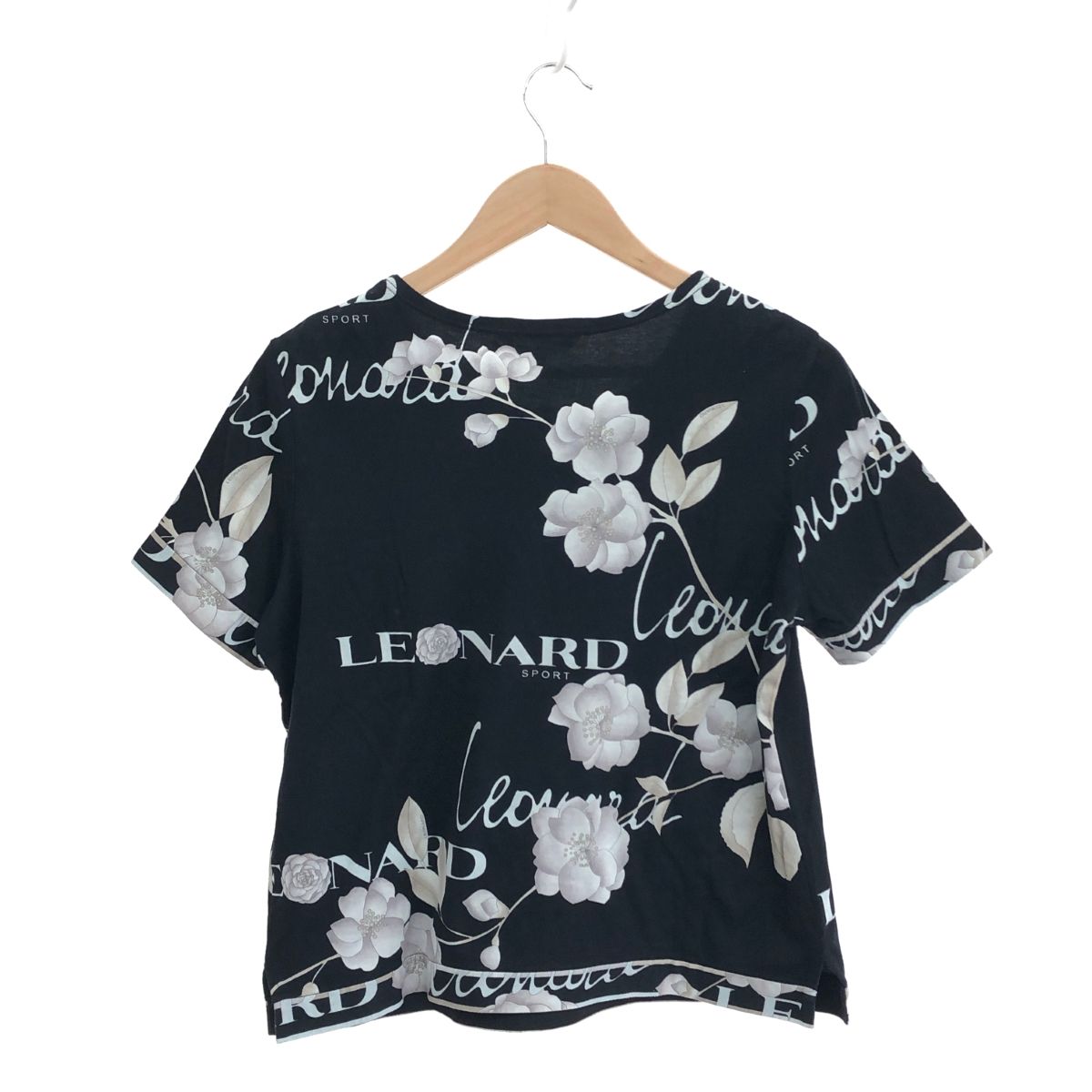 [超美品] 大きいサイズ レオナール スポーツ / カットソー 半袖 44 良好 LEONARD SPORT レオナールスポーツ 半袖カットソー 大きい