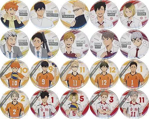 バッジ ピンズ 全20種セット 缶バッジ 運試し!ハイキュー!!みくじ～Clubroom～ 小吉
