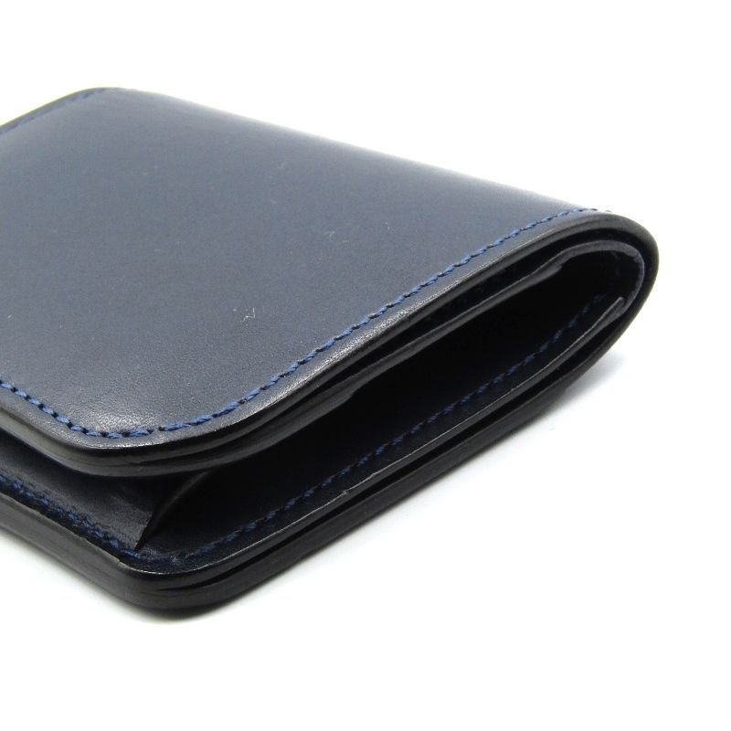 WILDSWANS ネイビー 二つ折り財布 美品 WILDSWANS ワイルドスワンズ