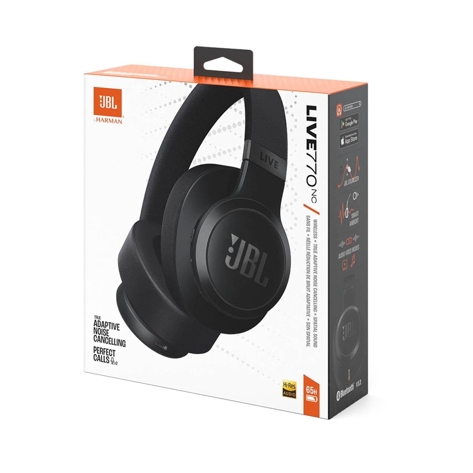 JBL LIVE 770 NC スタイル/デザイン/ハイブリッドノイズキャンセ