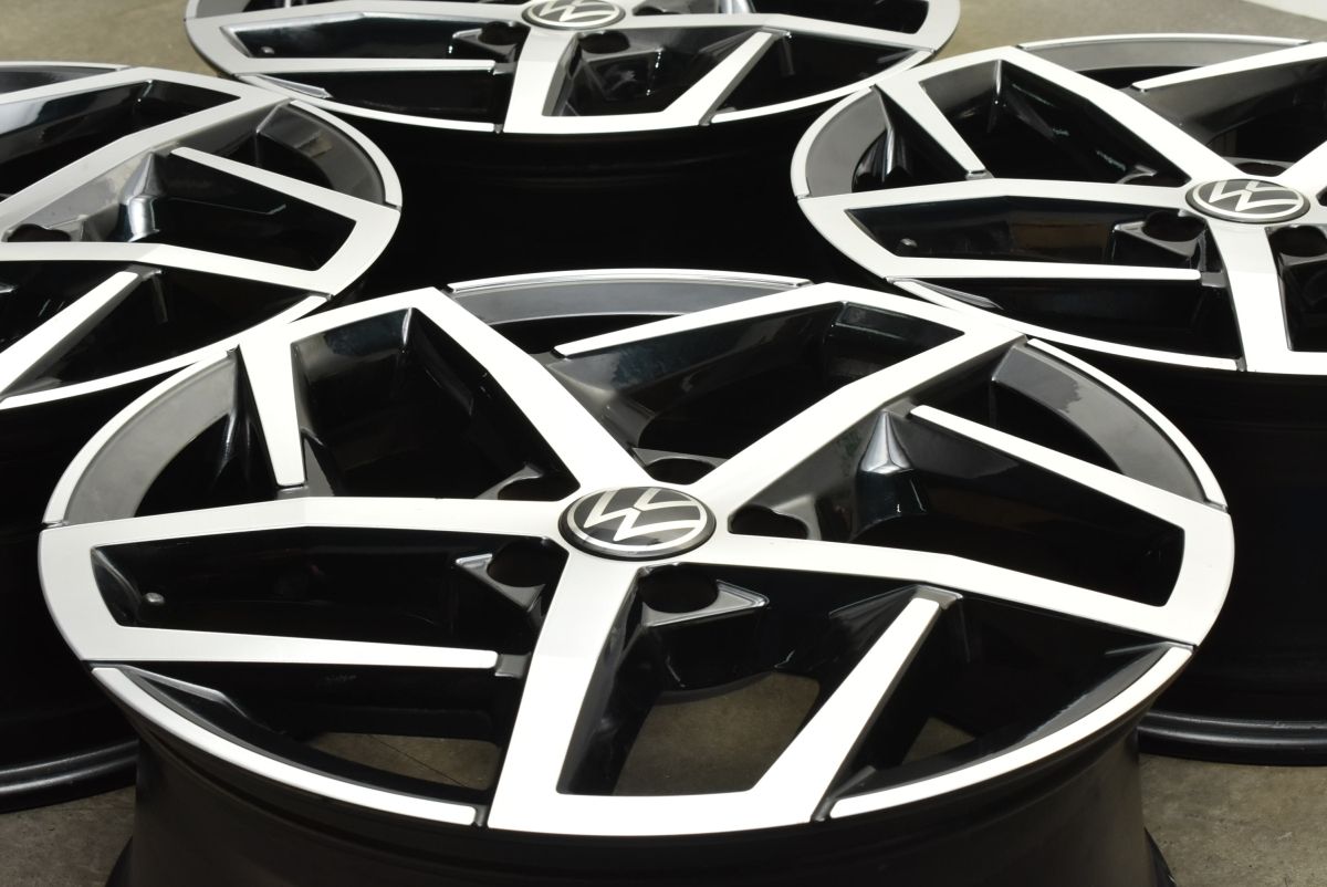 フォルクスワーゲン ゴルフ8 純正 ダラス 18in 7.5J 51 PCD112 4本セット 品番 5H0 601 025 G トゥーラン バリアント