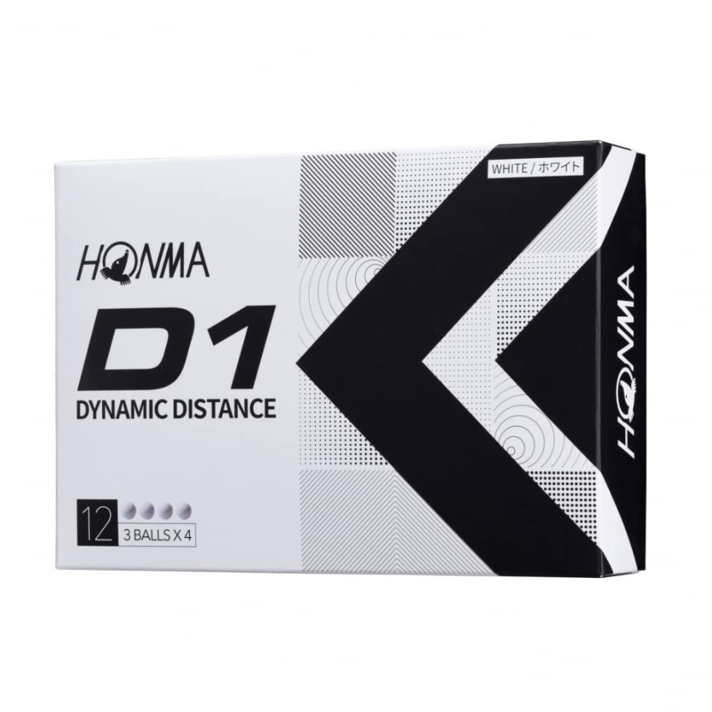新着商品3ダースセット ホンマ ゴルフ ボール D1 D-1 BT2201 まとめ買い 2ピース ソフト アイオノマー 飛び系 飛距離 ディスタンス ゴルフボール 3ダース 36球 コスパ 本間ゴルフ HONM/BT2201/ホワイ