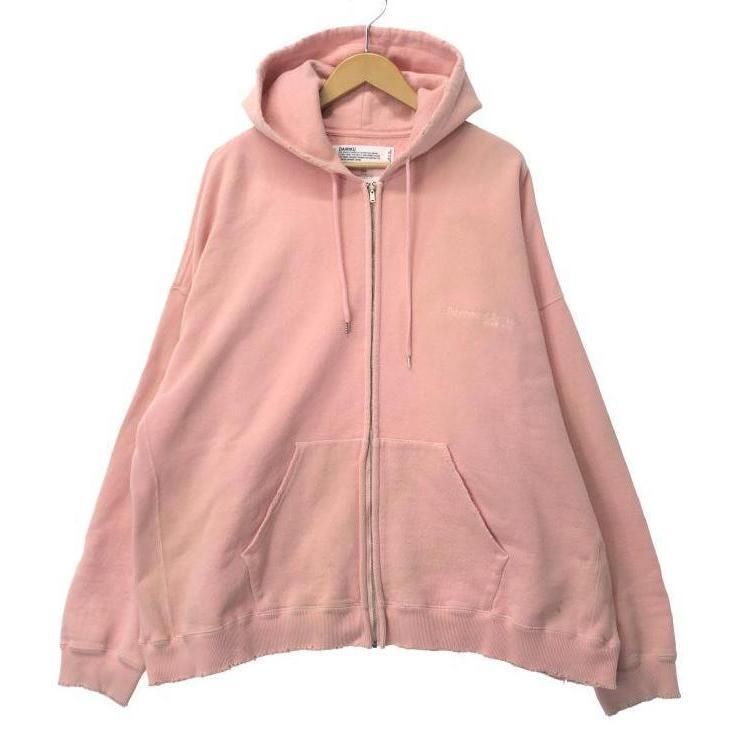 中古】DAIRIKU 22SS BoymeetsGirl Zip Up Hoodie M ピンク