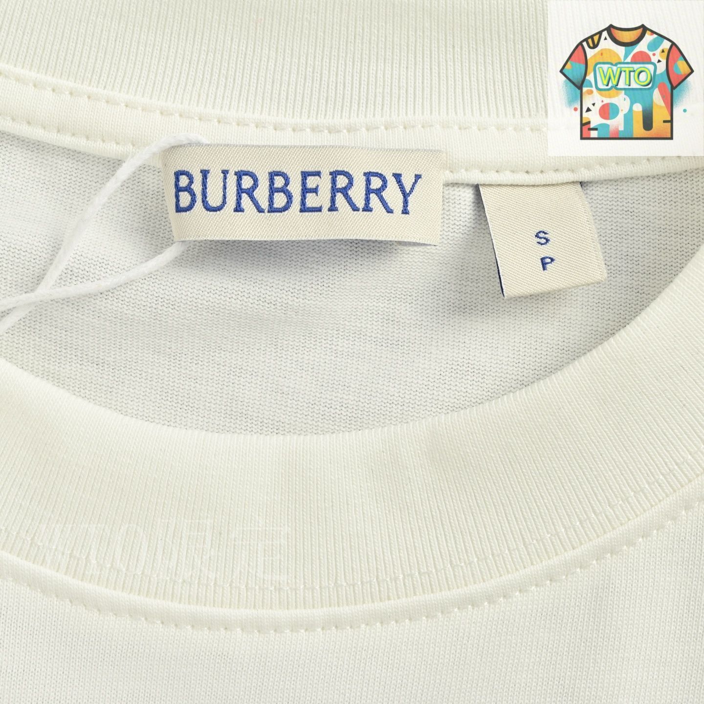 今日特価】Burberry 25ss チェック TB アップリケ刺繍レター半袖
