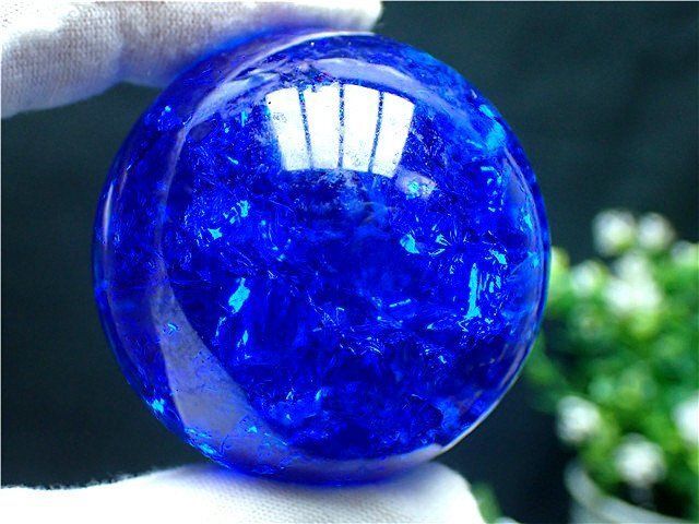 超綺麗強力クラック水晶丸玉B85U1/46U09D - メルカリ