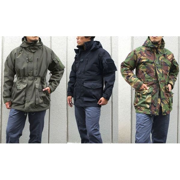 イギリス軍 フリースライナー付 防水加工 コマンドスモッグ レプリカ イギリスDPM カモ L