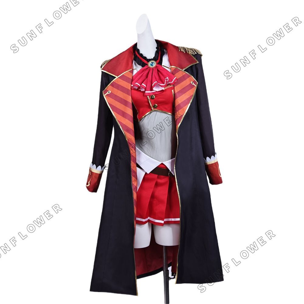 ブイチューバー コスプレ 宝鐘マリン コスプレ衣装 VTuber cosplay コスチューム ハロウィン クリスマス 仮装 舞台変装 演出服 イベント パーティー 文化祭 学園祭 ステージ服 忘年会 撮影 遊園会 誕生日 プレゼント