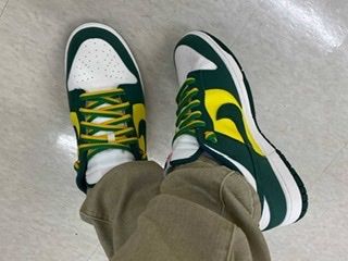 ウィメンズ ダンク ロー SE Nike WMNS Dunk Low SE Noble Green Nike Wmns Dunk Low SE Noble Green Sail Yellow Women Casual