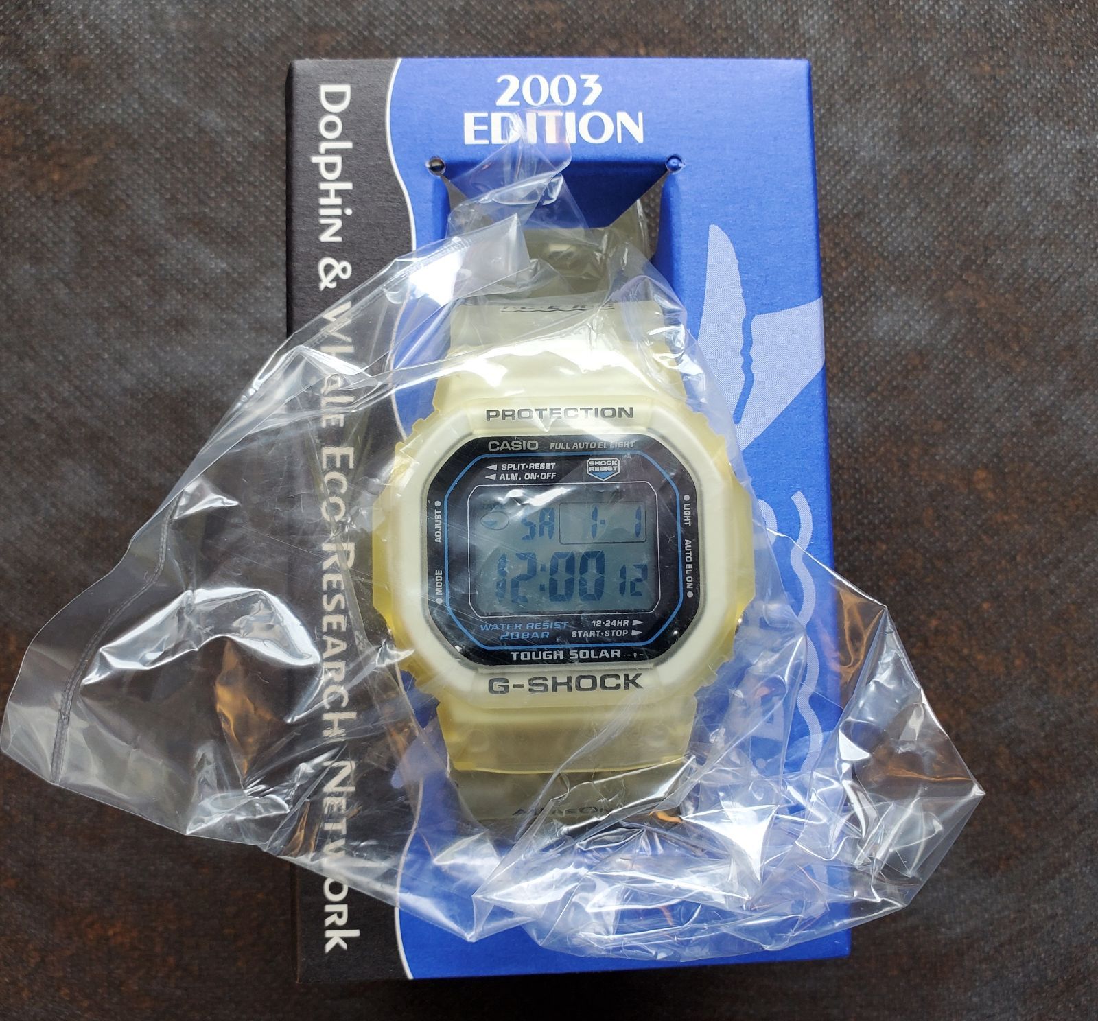 G-SHOCK2003年第3回イルカクジラG-5600K-7JRスピードタフソーラー