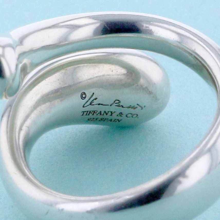 中古】Tiffany&Co. （ティファニー） ｴﾛﾝｹﾞｲﾃｯﾄﾞ・ﾃｨｱﾄﾞﾛｯﾌﾟ ﾘﾝｸﾞ