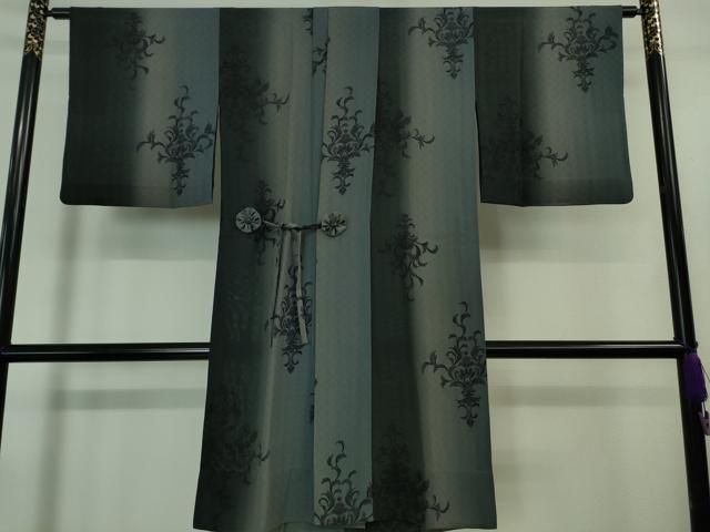 平和屋着物□極上 道中着 ロング丈 花織 逸品 CZAA2970s5